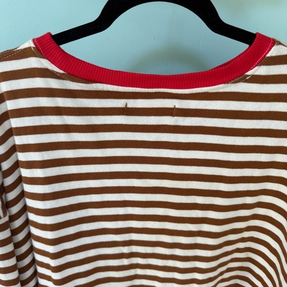 Free People We The Free Cool and Classic Crewneck Coffee Brown Size Large - Picture 12 of 13